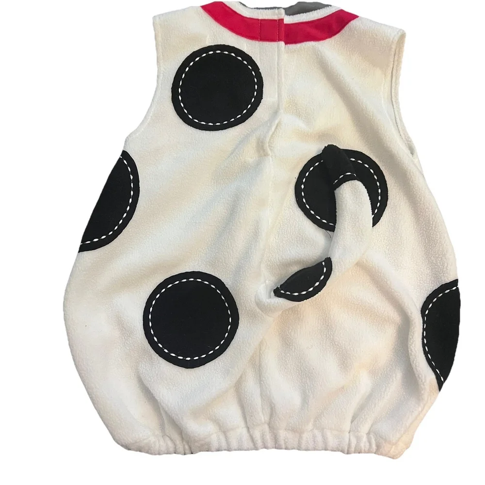 Pottery Barn Kids Dalmatian Costume 2T-3T Puppy Dog Plush Halloween Missing Hat - Picture 2 of 6